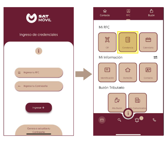 Obtener Constancia de Situación Fiscal